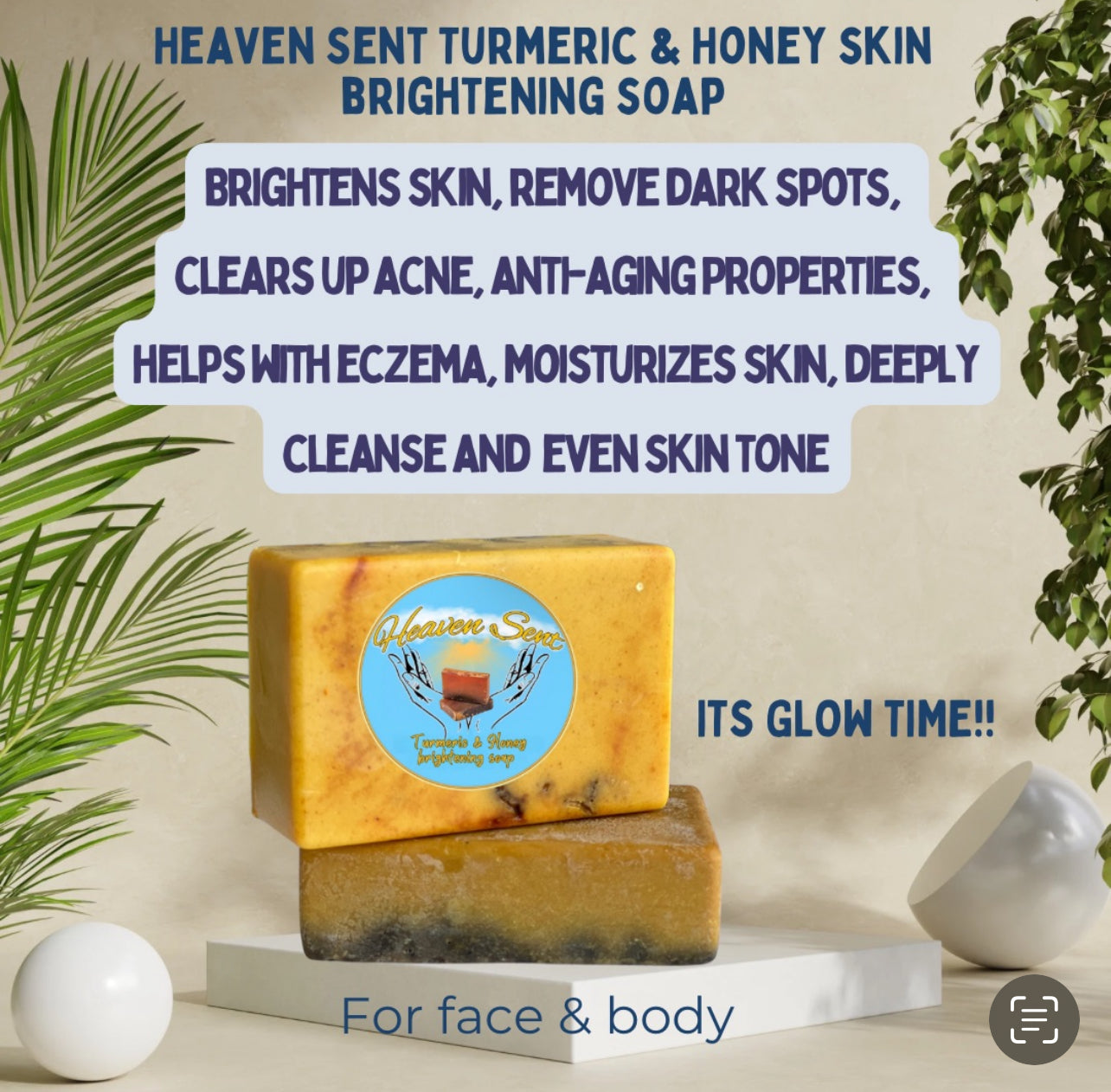 Turmeric & Honey Skin Brightening Soap