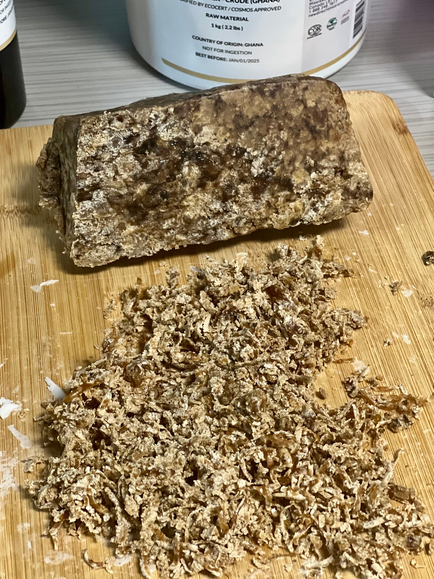The dark specks you see in the soap is the African Black Soap